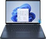 Hp spectre 16 x360 cor i5 1235 16gb 512ssd win 10 16" blue laptop