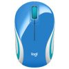 Logitech M187 Mini Wireless Mouse - Blue - 910-002733