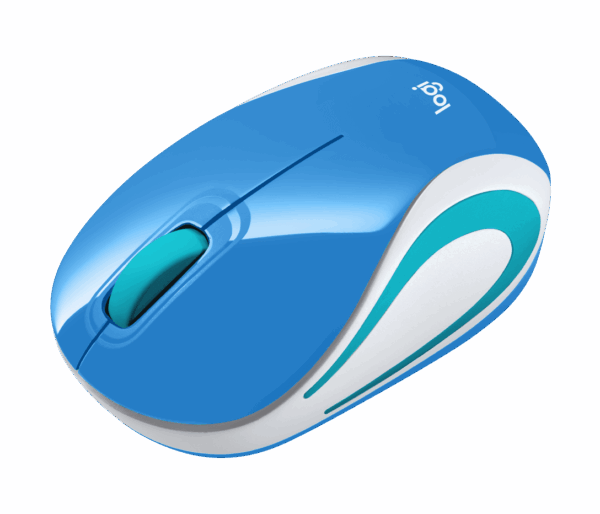 Logitech M187 Wireless Mini Mouse blue
