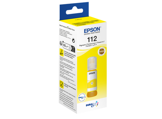 Epson 112 Yellow 70ml Ink, for L6580, L6570, L6550, L6490, L15160, L15150, L11160 – C13T06C44A