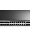 TP-Link 48-Port 10/100/1000Mbps JetStream Gigabit L2+ Managed Switch with 48-Port PoE+ and 4-Port 10GE SFP+ Slots - TL-SG3452XP