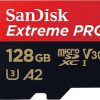 SanDisk MicroSD Extreme PRO 200MBPS 128GB Memory Card with Adapter