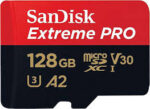 SanDisk MicroSD Extreme PRO 200MBPS 128GB Memory Card with Adapter