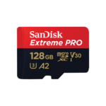 SanDisk MicroSD Extreme PRO 200MBPS 128GB Memory Card with Adapter