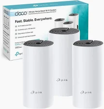TP-Link Deco M4 AC1200 Whole Home Mesh Wi-Fi System (3 Pack) – TL-DECO M4 (3-PACK)