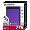 Transcend External HDD 2TB – Purple – TS2TSJ25H3P