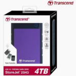Transcend External HDD 4TB – Purple – TS4TSJ25H3P
