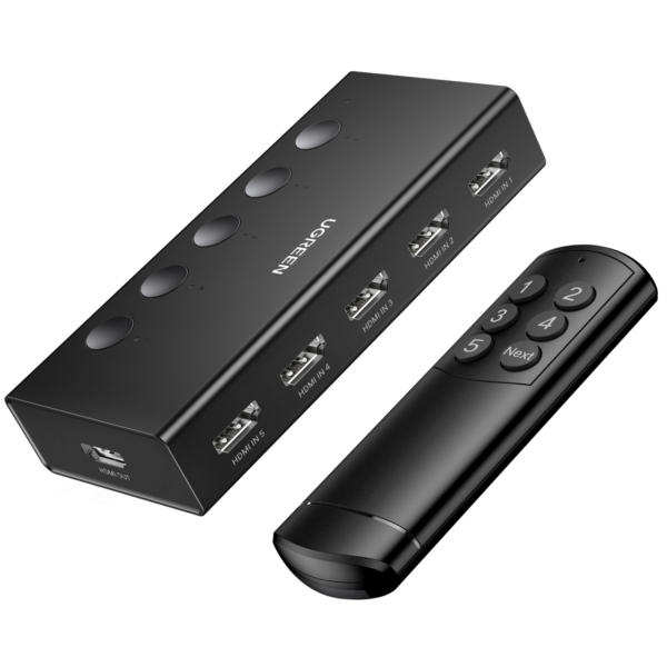 UGREEN HDMI Switch 5-In 1-Out 4K@60Hz