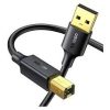UGREEN USB 2.0 AM to BM Print Cable 2m (Black) 