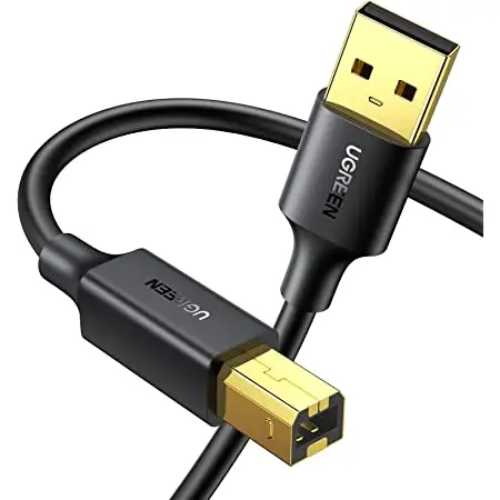 UGREEN USB 2.0 AM to BM Print Cable 2m (Black)