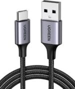 UGREEN USB-A 2.0 to USB-C Cable Nickel Plating 2m (Black