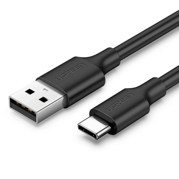 UGREEN USB-A 2.0 to USB-C Cable Nickel Plating 2m (Black