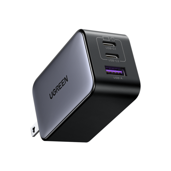 UGREEN USB-A+2x USB-C 65W GaN Tech Fast Charger