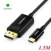 UGREEN USB-C Male to DisplayPort Male Cable 1.5m – Black – MM139