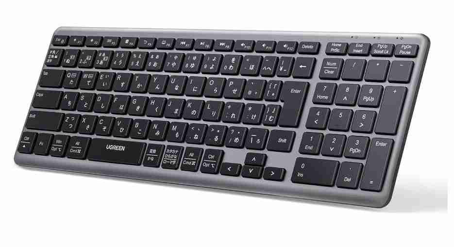 UGREEN Wireless Ultra Slim Wireless & Bluetooth Keyboard – KU005