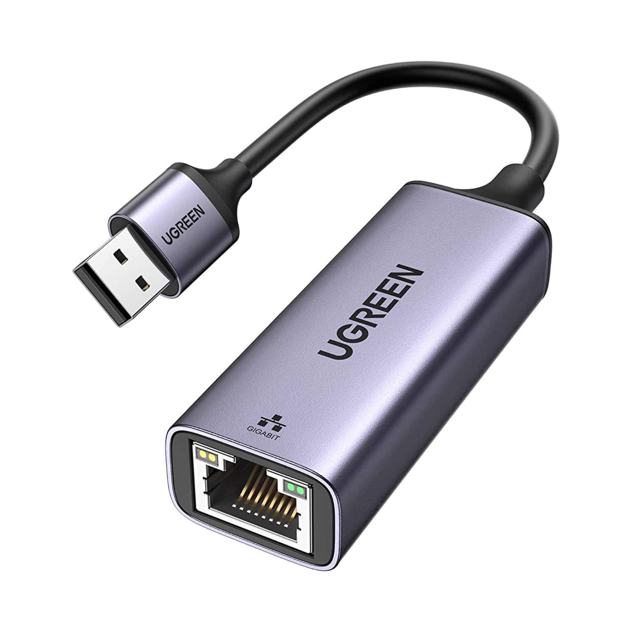 Vention USB 3.0+C23-A to Gigabit Ethernet Adapter Gray 0.15M Aluminum Alloy Type