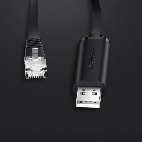UGREEN USB-A to RJ45 Console Cable 1.5m (Black)