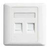 APKR Data Points Faceplate 2 Port White