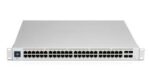 UniFi Switch PRO 48 PoE (USW-Pro-48-POE) Full POE, (40) GbE, PoE+ RJ45 ports, (8) GbE, PoE++ RJ45 ports, (4) 10G SFP+ ports, 600W