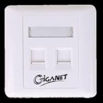 Giganet Double faceplate