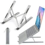 Foldable Laptop Stand Silver Aluminum Alloy Type