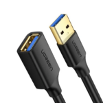 UGREEN USB 3.0 Extension Cable Male to Female – 1.5M Black