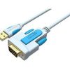 VENTION USB to RS232 Serial Adapter Black 1.5M