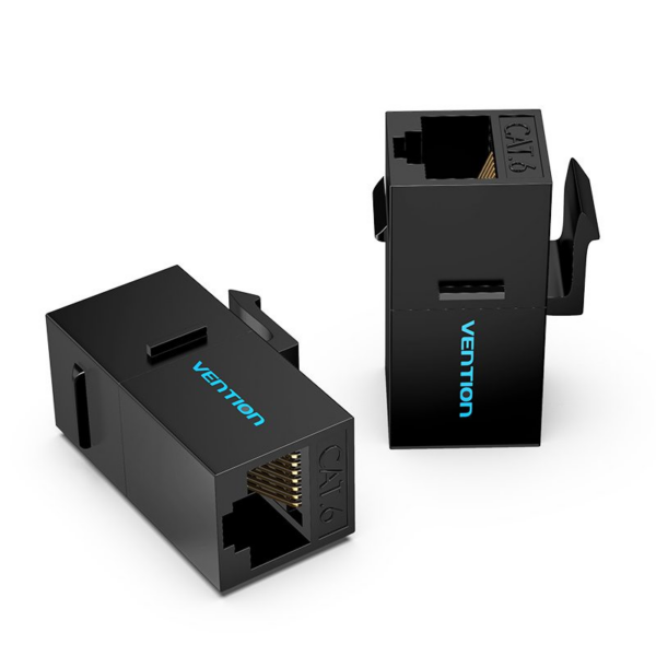 Vention Cat.6 Utp Keystone Jack Coupler 10 Pack Black – IPGBO-10