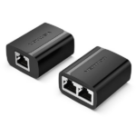 Vention RJ45 Splitter Adapter Black PVC Type
