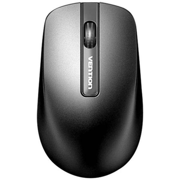 vention 3-Button Wireless Computer Mouse with USB Receiver Black