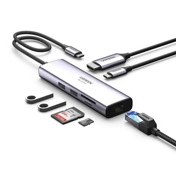 UGREEN 7-in-1 USB-C Hub Adapter CM512