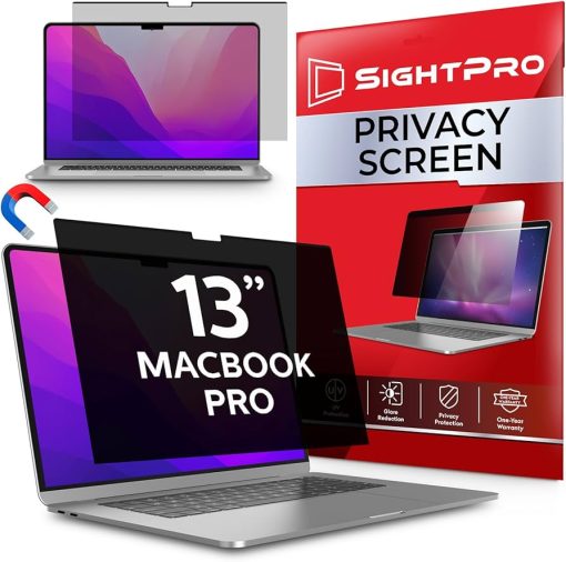 MacBook Privacy Filter (A1278, A1708, A2338, A1706, A1989, A2159) – Privacy, Anti-Glare, Scratch Protection..