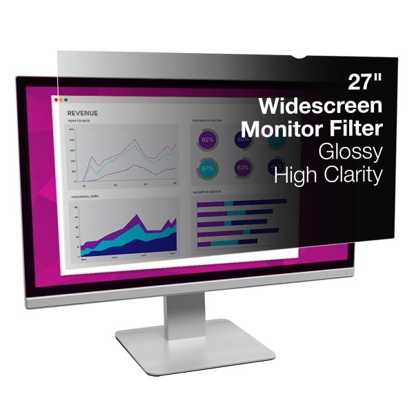 Privacy Screen Filter and Anti Glare for 27 Inches Desktop Computer
