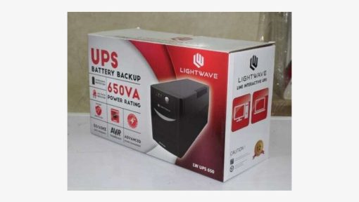 Lightwave LW 650VA 3 PIN UPS.