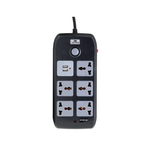Lightwave Extension Socket- 2 Metres 5Way
