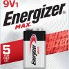 Energizer Max 9V Alkaline Battery