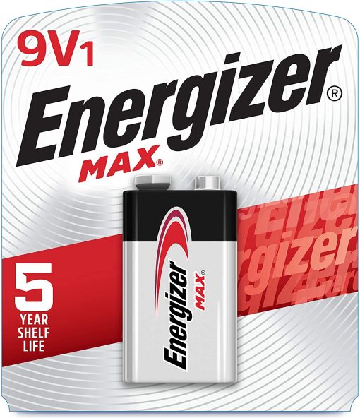 Energizer Max 9V Alkaline Battery