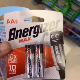 Energizer AA max battery -2 pieces