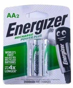 Energizer rechargeable power plus AAA pair
