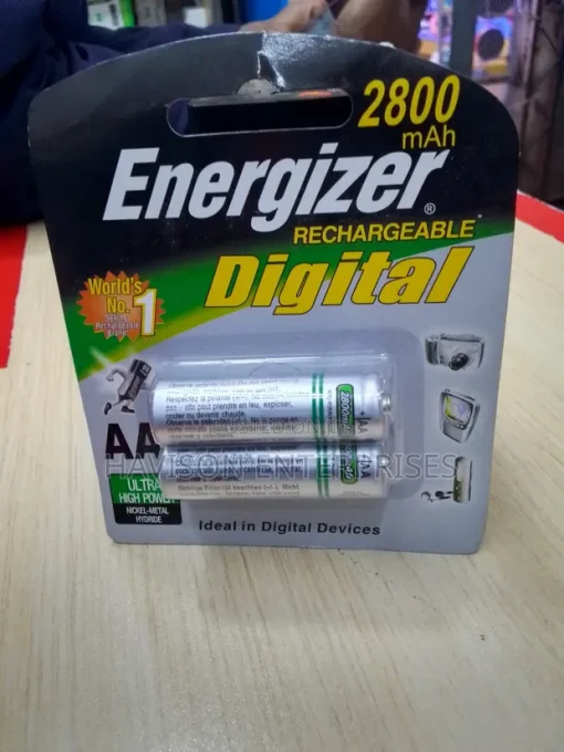 Rechargeable AA Energizer battery 2800mAh