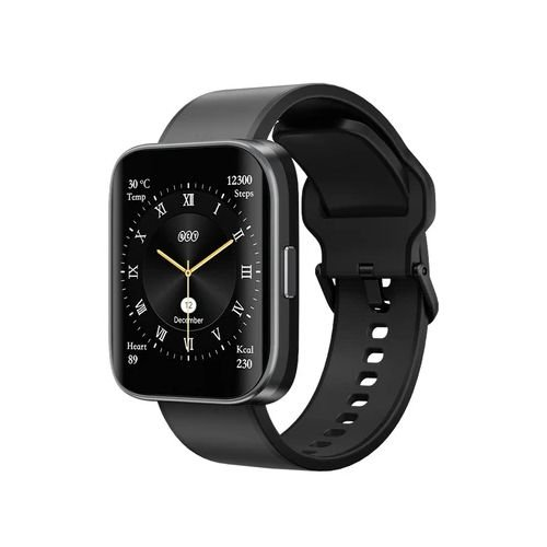 QCY S9 Urban GS Smart Watch, Black, Silver Gray