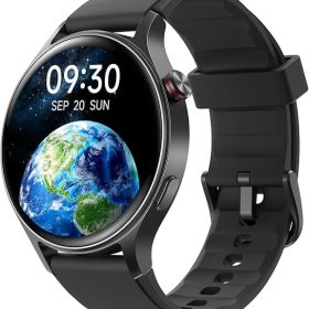 Qcy WA24S12A Active GX Smartwatch, Black, Silver Gray