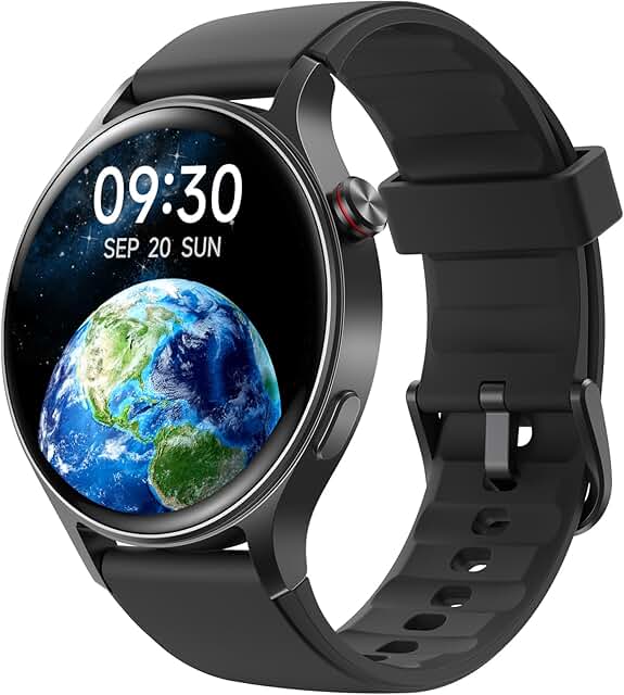 Qcy WA24S12A Active GX Smartwatch, Black, Silver Gray