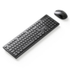 vention wireless full-sized keyboard and mouse combo with mouse pad black slim type - us english layout