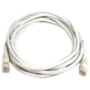 Cat6A 3M 10G UTP 24 AWG PVC White Round Patch Cord NCB-6AUWHIR1 3