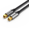 Vention Optical Fiber Audio Cable Aluminum Alloy Type 1.5M Gray