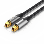 Vention Optical Fiber Audio Cable Aluminum Alloy Type 1.5M Gray