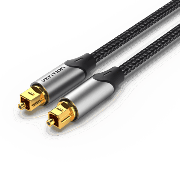 Vention Optical Fiber Audio Cable Aluminum Alloy Type 1.5M Gray
