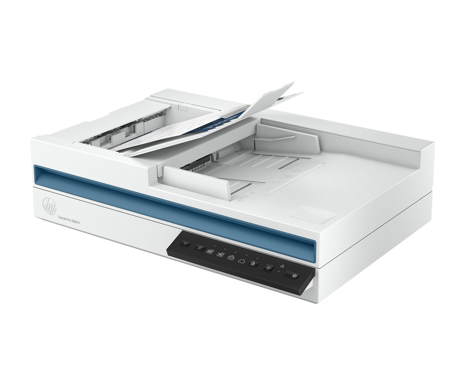 HP ScanJet Pro 2600 f1 Scanner, ADF, Duplex Scanning, USB Interface - Model No: 20G05A - Image 2