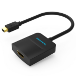 Vention Mini DisplayPort (Mini DP) to HDMI Converter 0.15M Black – Mini DP to HDMI Adapter Cable
